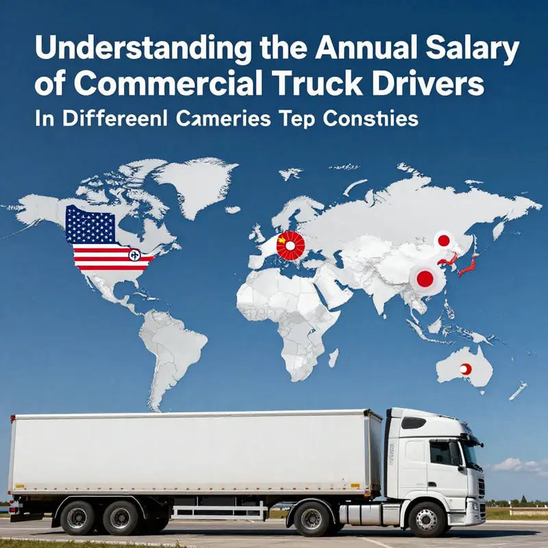 Commercial truck drivers representing various specializations and their income variability.