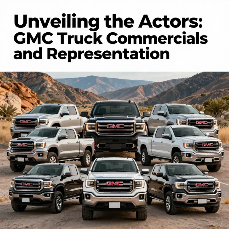 An image showcasing GMC trucks in various environments to represent the brand's outreach and commitment to diversity.