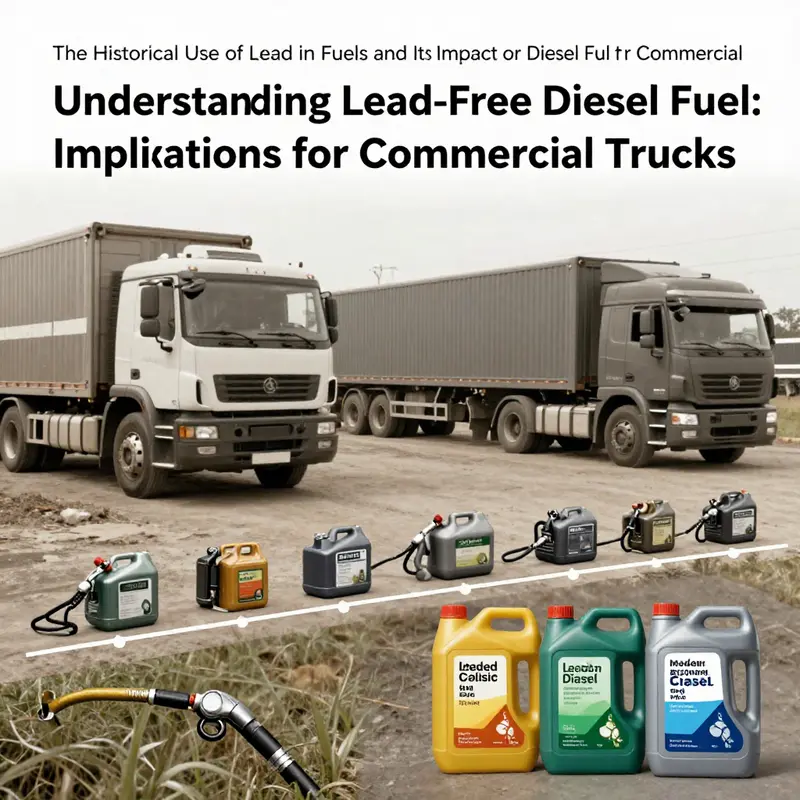 A timeline illustrating the shift from leaded gasoline to clean diesel fuel, highlighting health and environmental impacts.