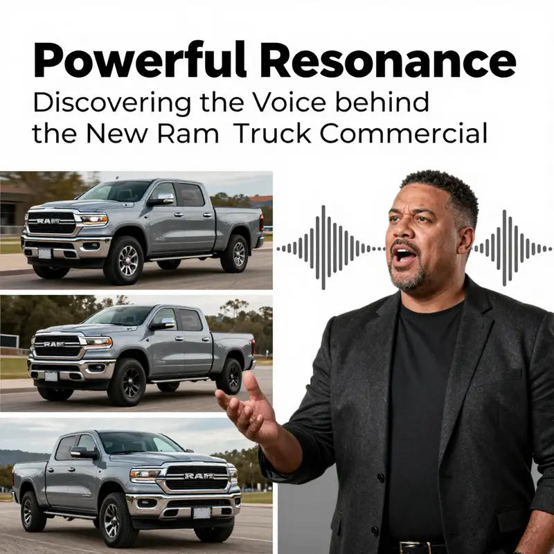 Jeffrey Palmer, the iconic voice behind the new Ram Truck commercials.