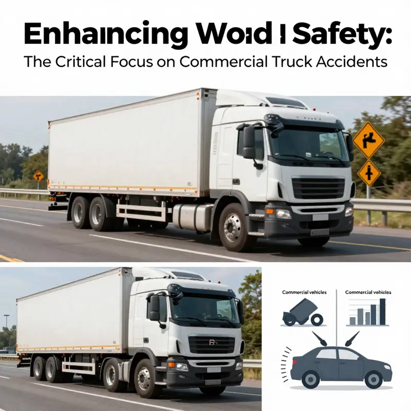 A visual representation emphasizing the significance of addressing commercial truck accidents for public and economic safety.
