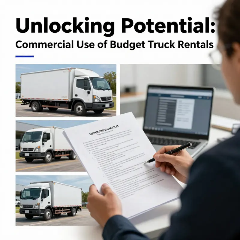 Professionals strategizing on utilizing budget truck rentals for commercial enterprises.