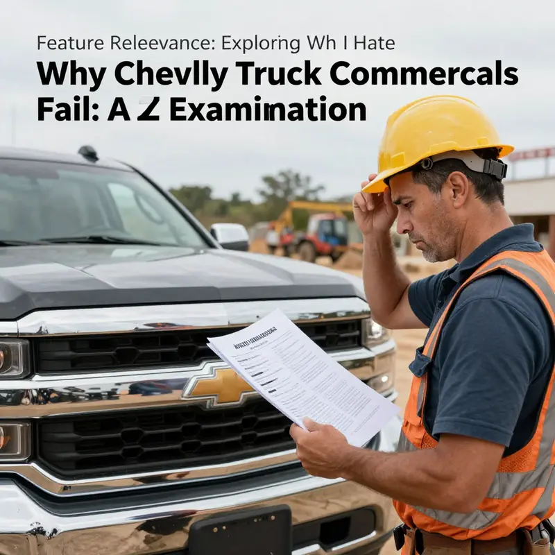 Trucking professionals display skepticism and frustration while watching a Chevy truck commercial.