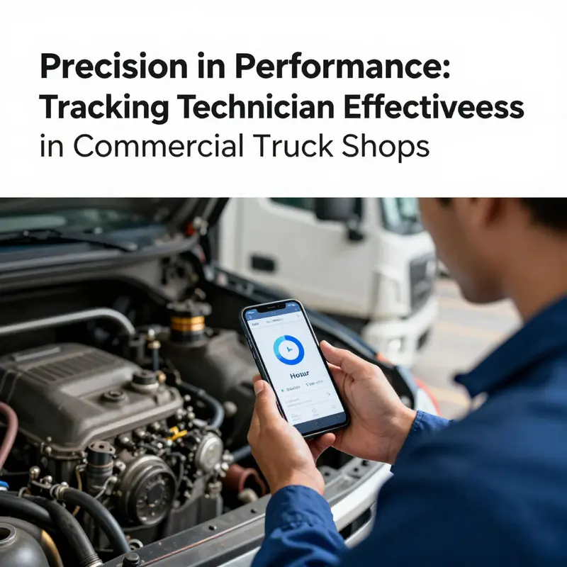 A technician utilizes a WOMS to log repair details, ensuring effective tracking and accountability.