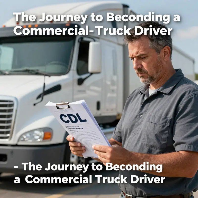 A dedicated driver studies to meet the legal and physical requirements for a Commercial Driver’s License.