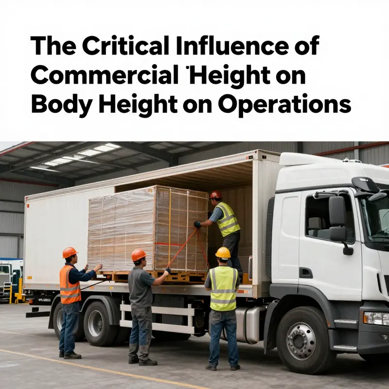 Efficient loading and unloading of cargo enabled by a commercially low truck body height, ensuring safety and productivity.