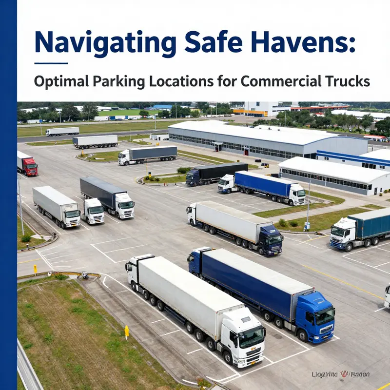 Designated truck parking facilities ensure safe and compliant locations for commercial vehicles.