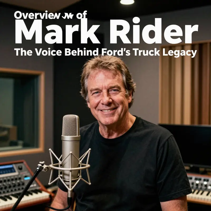 Mark Rider in his studio, where he brings Ford’s truck commercials to life.