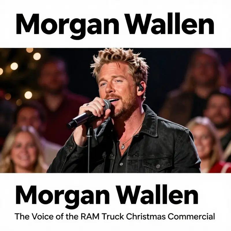 Morgan Wallen captivates the audience with a heartfelt performance, embodying the spirit of the holidays.