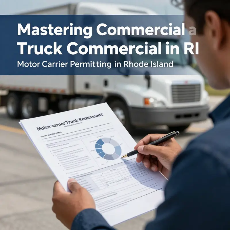 Preparing for the CDL exam is a crucial step in registering a commercial truck in Rhode Island.