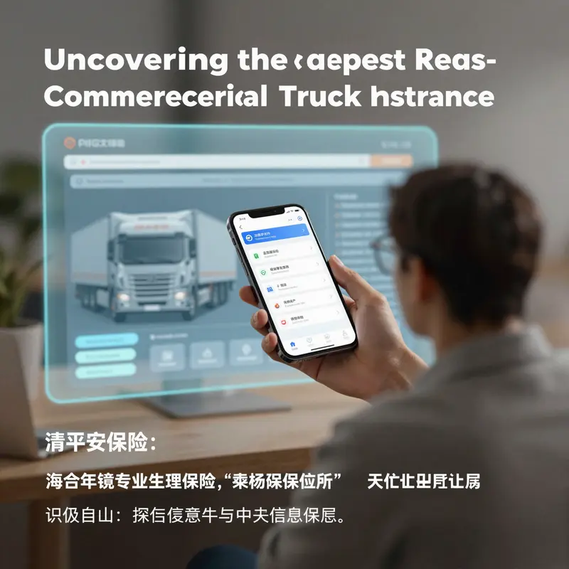 Ping An Insurance utilizes digital tools for efficient truck insurance services.