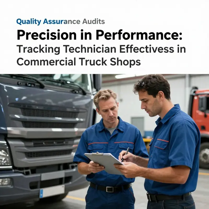 A technician utilizes a WOMS to log repair details, ensuring effective tracking and accountability.