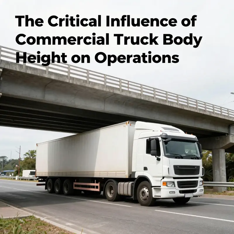 Efficient loading and unloading of cargo enabled by a commercially low truck body height, ensuring safety and productivity.