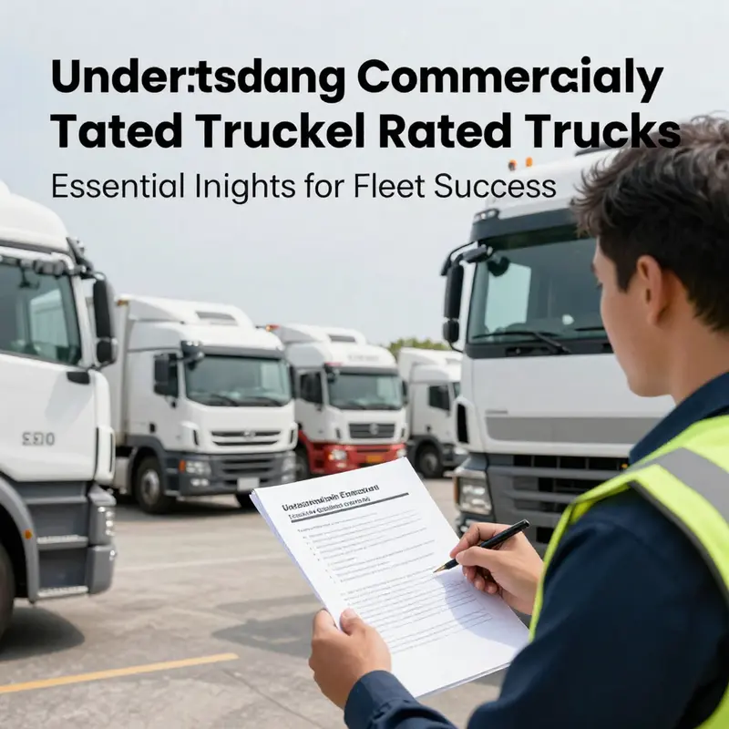 A heavy-duty commercially rated truck demonstrating its sturdy frame and capabilities suitable for industrial environments.