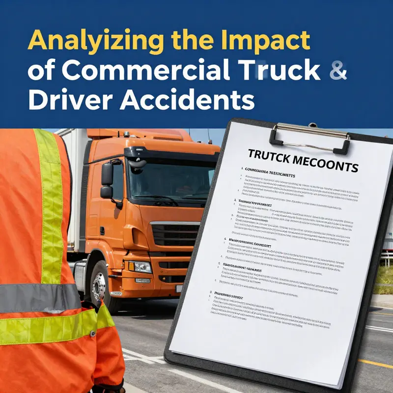 Annual statistics of truck accidents in the U.S., illustrating the concerning frequency of incidents.