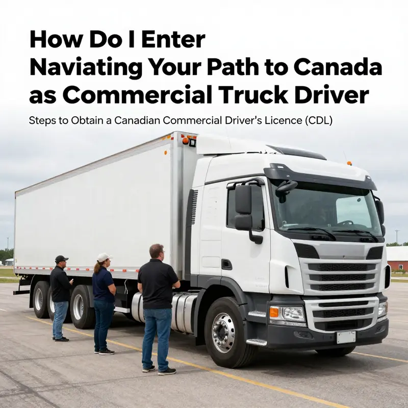 Training scenario for individuals obtaining a Canadian commercial driver’s licence.