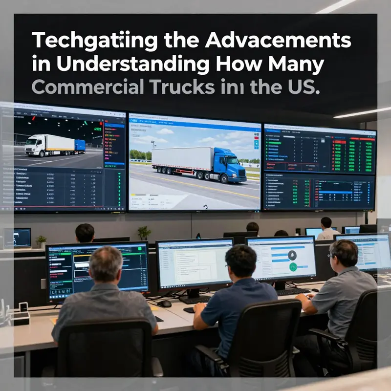 Overview of commercial truck statistics in the U.S., highlighting the fleet’s diversity and size.
