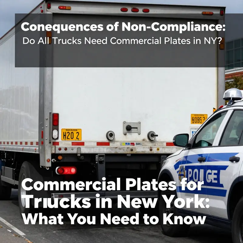 Understanding the regulations on truck licensing in New York, focusing on commercial plates.