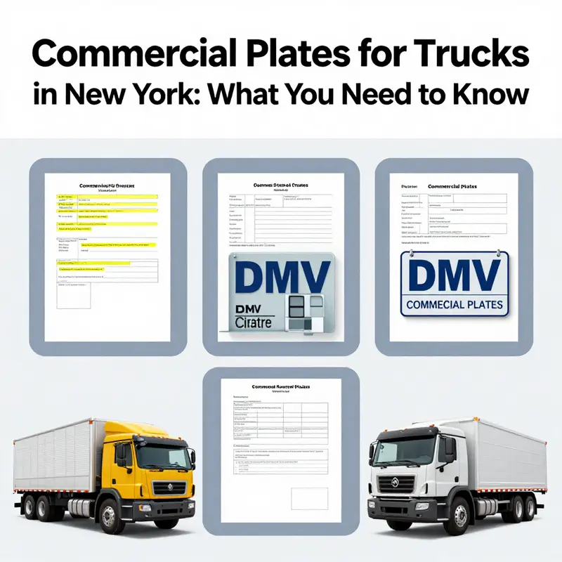 Understanding the regulations on truck licensing in New York, focusing on commercial plates.