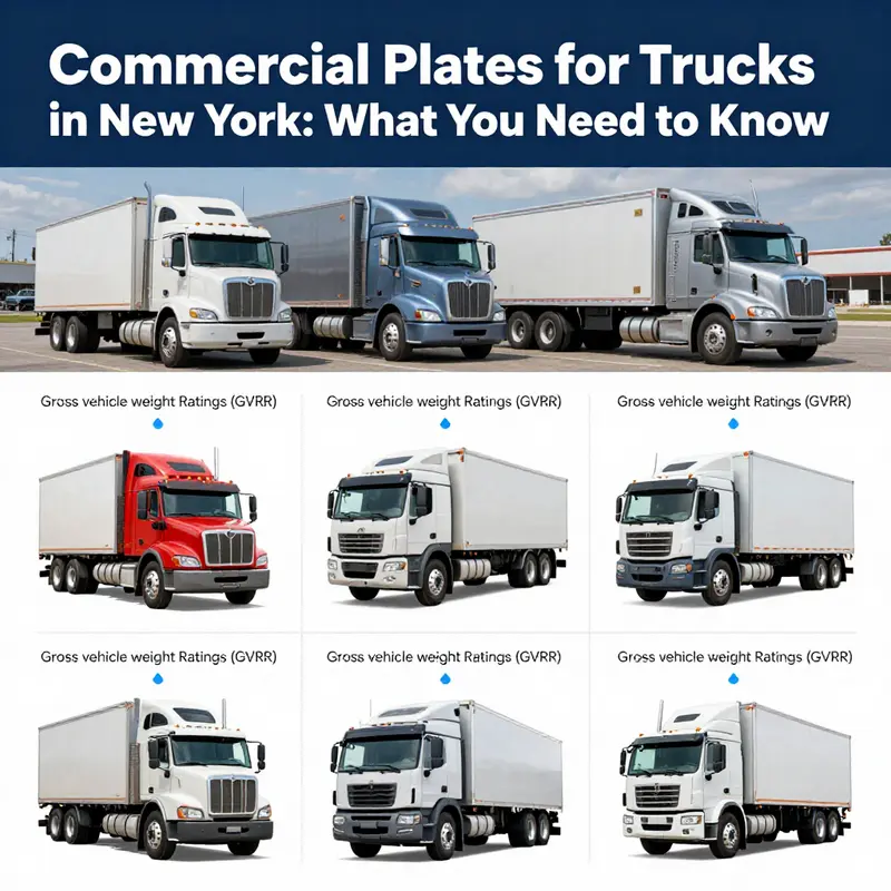 Understanding the regulations on truck licensing in New York, focusing on commercial plates.