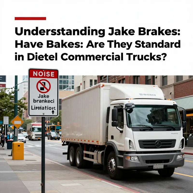 Detailing the mechanisms of a Jake brake in a diesel truck engine.