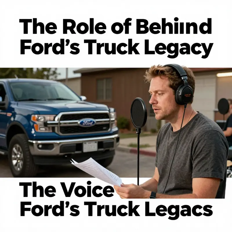 Mark Rider in his studio, where he brings Ford’s truck commercials to life.