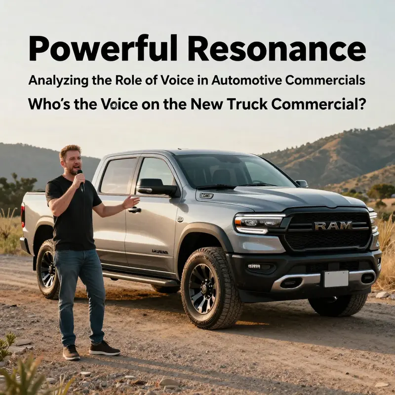 Jeffrey Palmer, the iconic voice behind the new Ram Truck commercials.