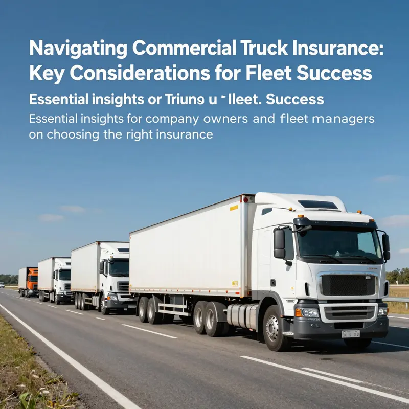 A fleet of commercial trucks on a highway, showcasing the significance of proper insurance for trucking companies.