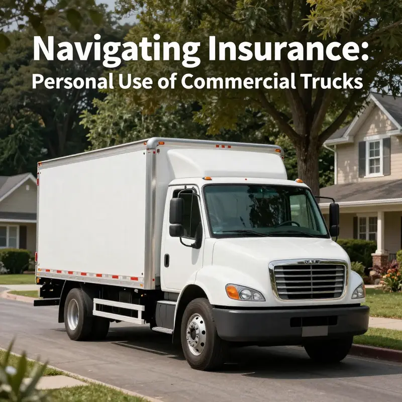 A commercial truck successfully transitioned for personal use, emphasizing adaptability and proper insurance compliance.