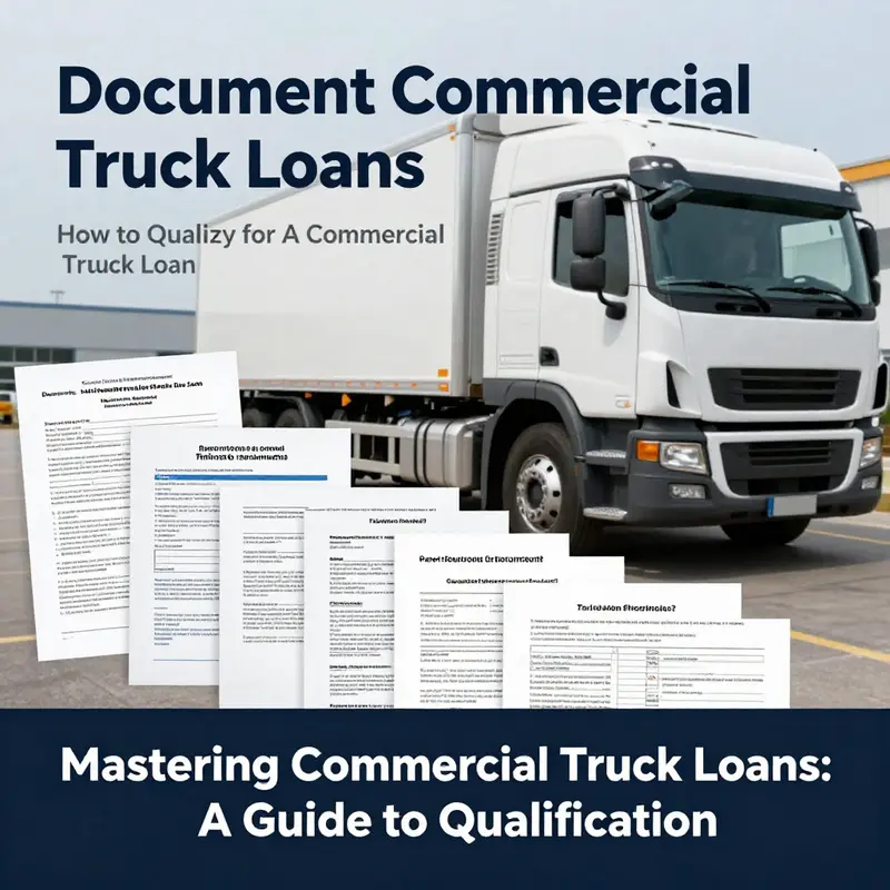 Business professionals reviewing the personal eligibility criteria for commercial truck loans.