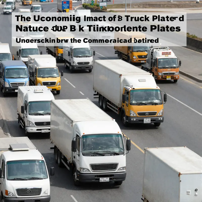 An Illinois B truck plate showcasing the unique registration for commercial vehicles.