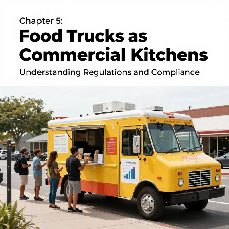 A food truck displaying its formal licenses and health permits, showcasing compliance with regulations.