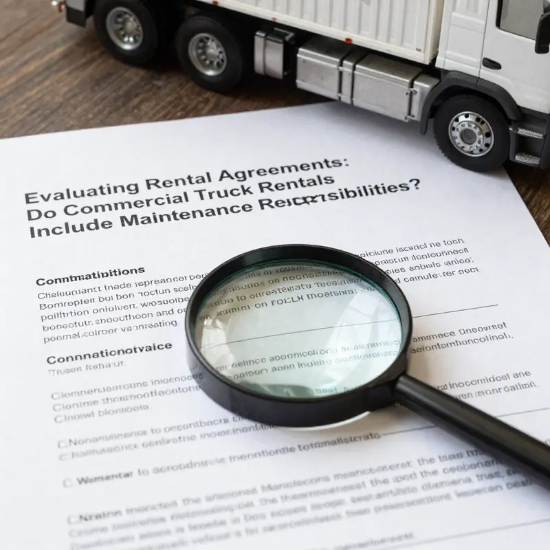 Understanding maintenance exclusions in truck rental agreements.