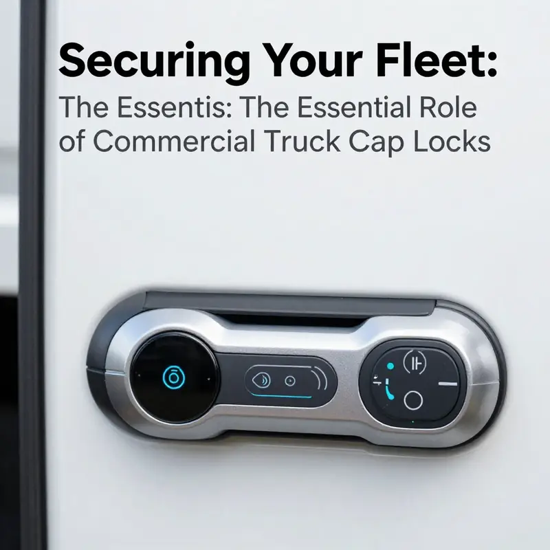 The essential role of lock systems in securing commercial truck caps against unauthorized access.