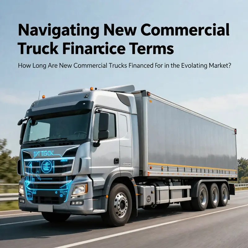 Exploring the typical financing durations for new commercial trucks.