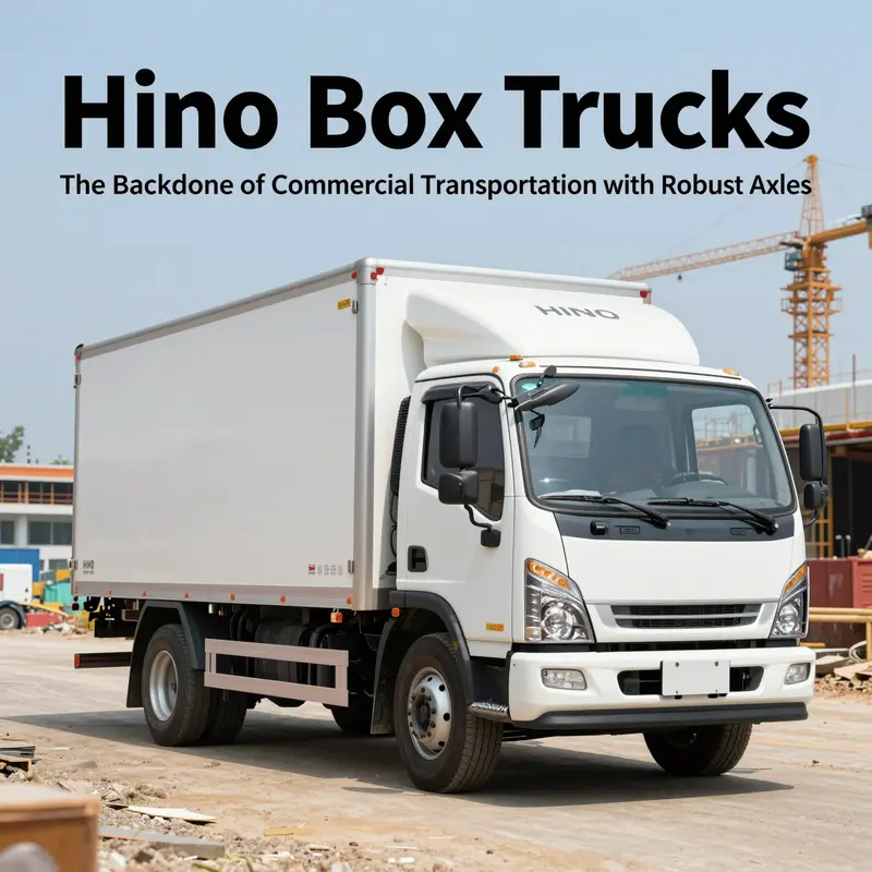 Highlighting Hino box trucks designed with commercial-grade features suitable for various transportation needs.