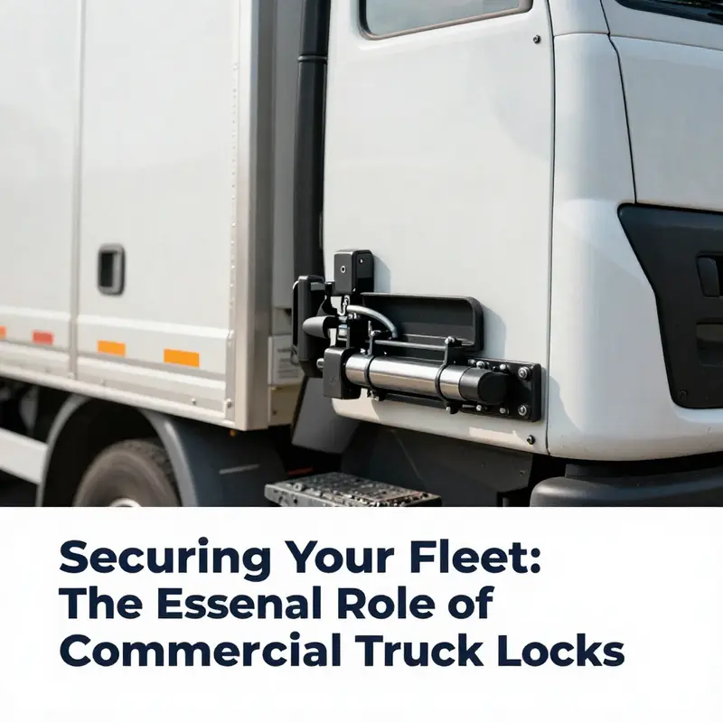 The essential role of lock systems in securing commercial truck caps against unauthorized access.