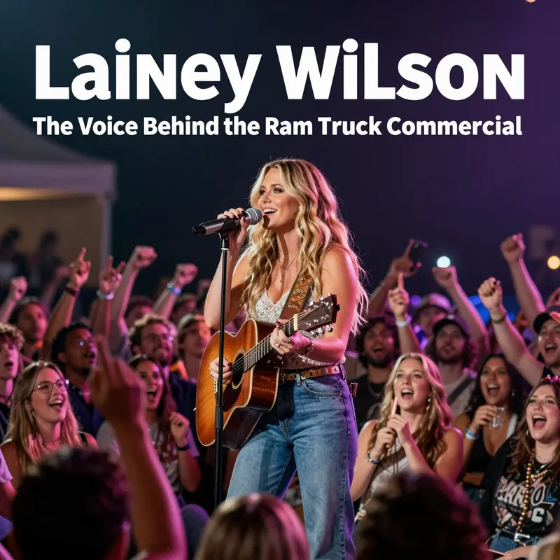 Lainey Wilson showcasing her powerful performance on stage, capturing the audience’s attention.