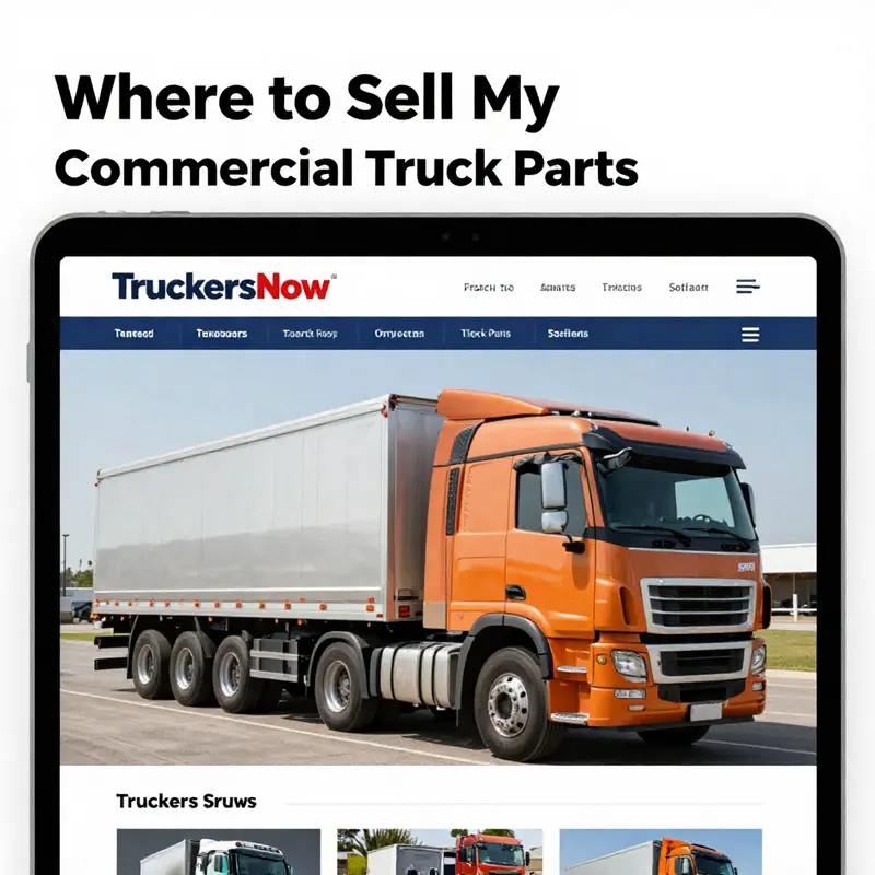 An overview of online marketplaces where commercial truck parts can be sold.