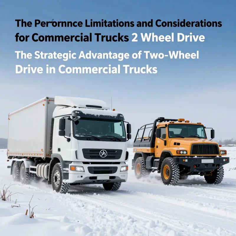 Highlighting the cost efficiency of 2WD systems in commercial trucks.