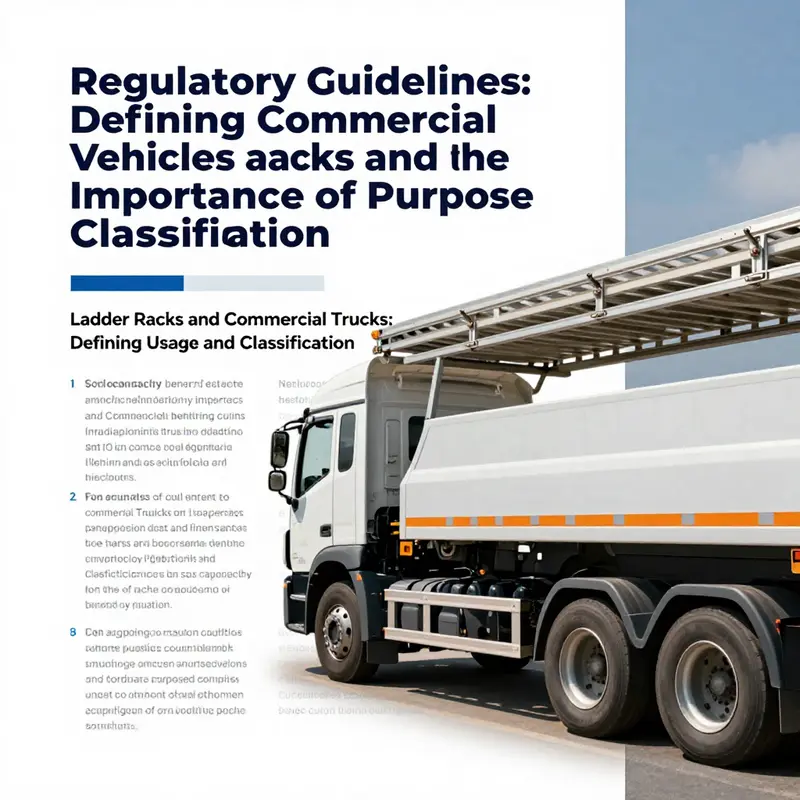 A truck equipped with a ladder rack at a construction site, exemplifying its use in a commercial capacity.