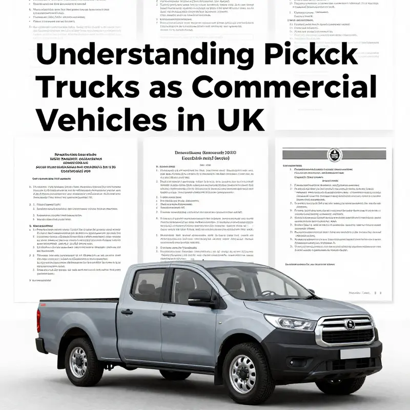 A pickup truck utilized for business purposes, illustrating its role in the commercial sector.
