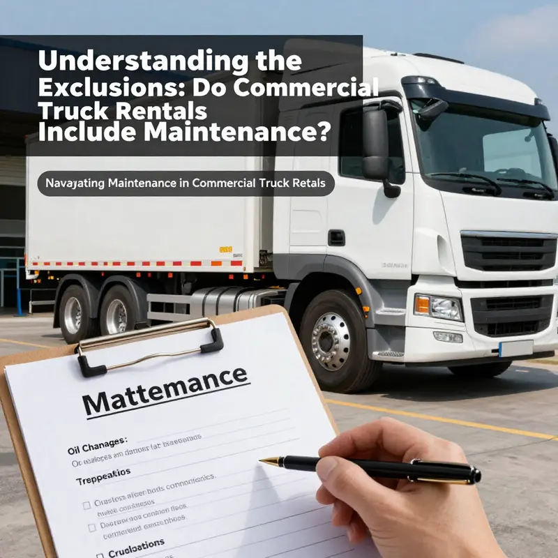 Understanding maintenance exclusions in truck rental agreements.