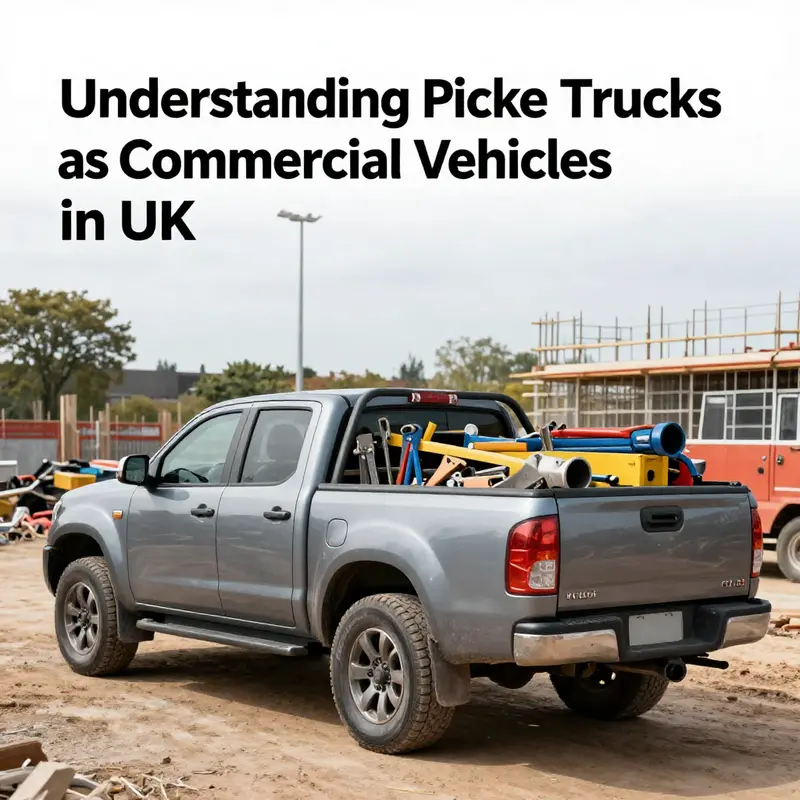 A pickup truck utilized for business purposes, illustrating its role in the commercial sector.