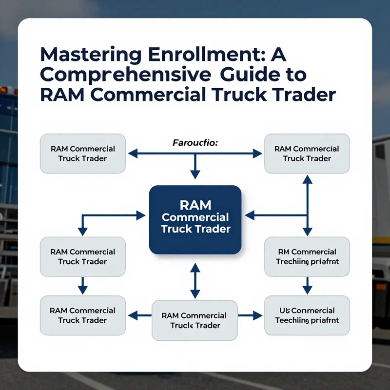 Overview of the RAM Commercial Truck Trader registration page capturing key elements for signing up.