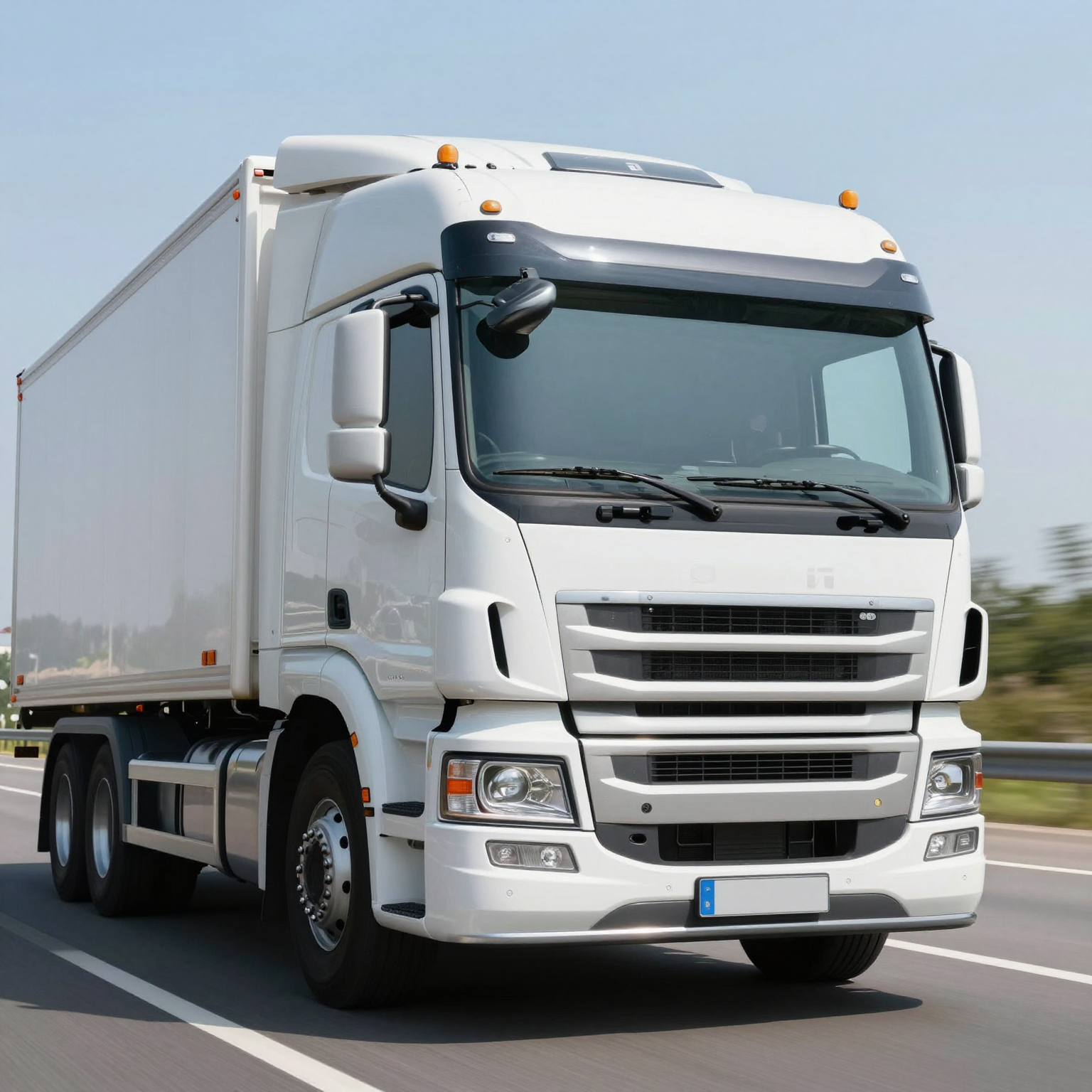 Custom Fit Fairings on Commercial Truck