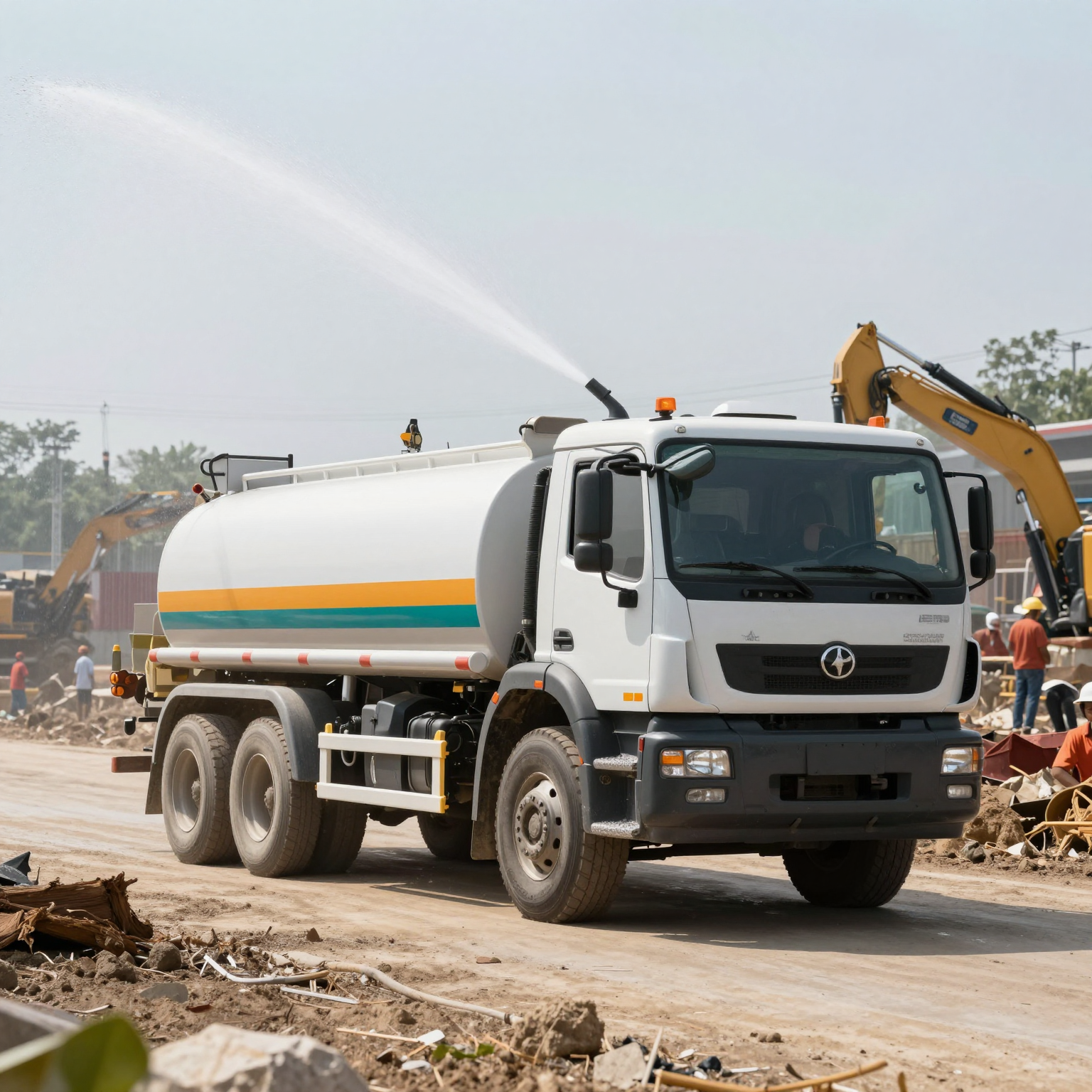 Water Truck in Operation