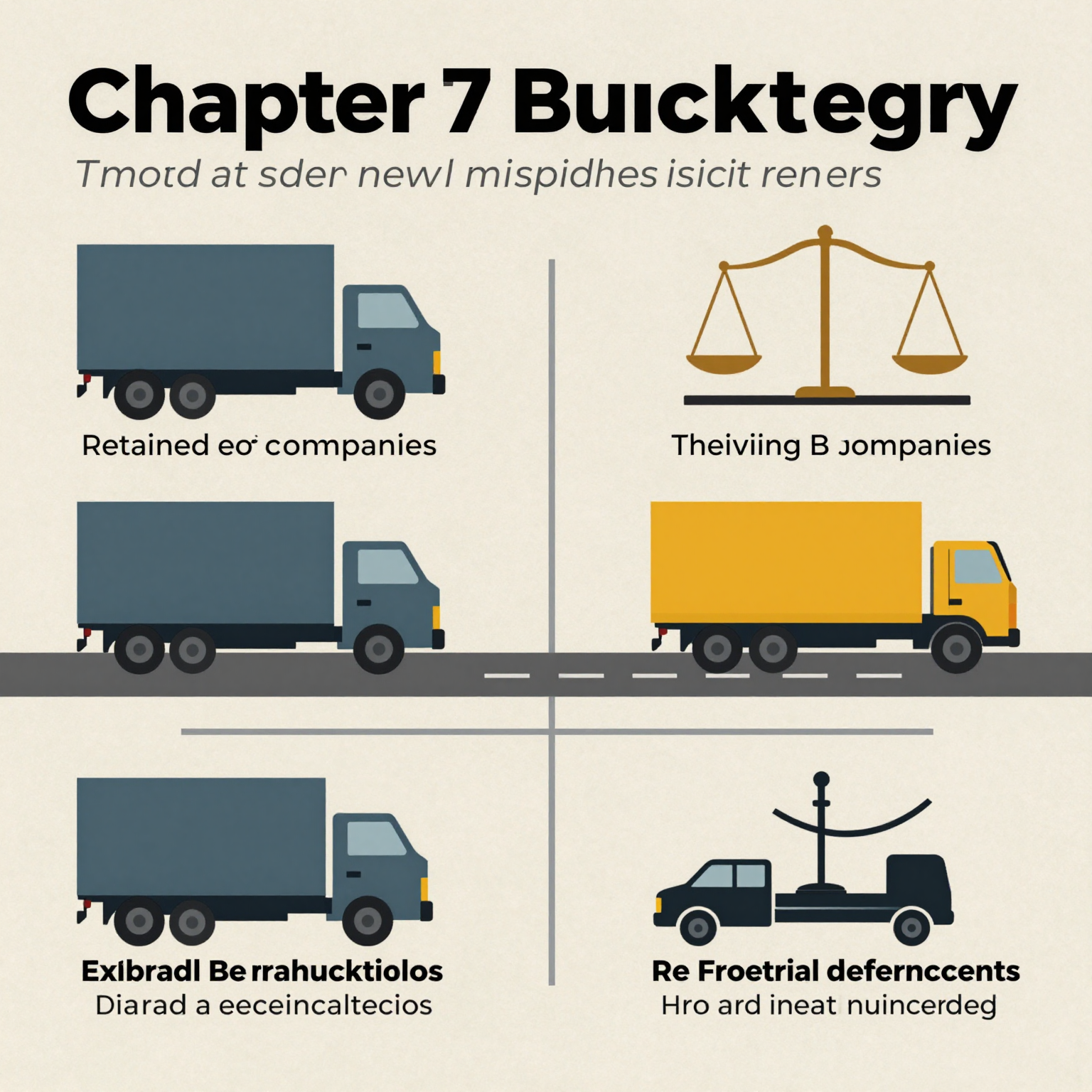 Infographic illustrating Chapter 7 bankruptcy strategies