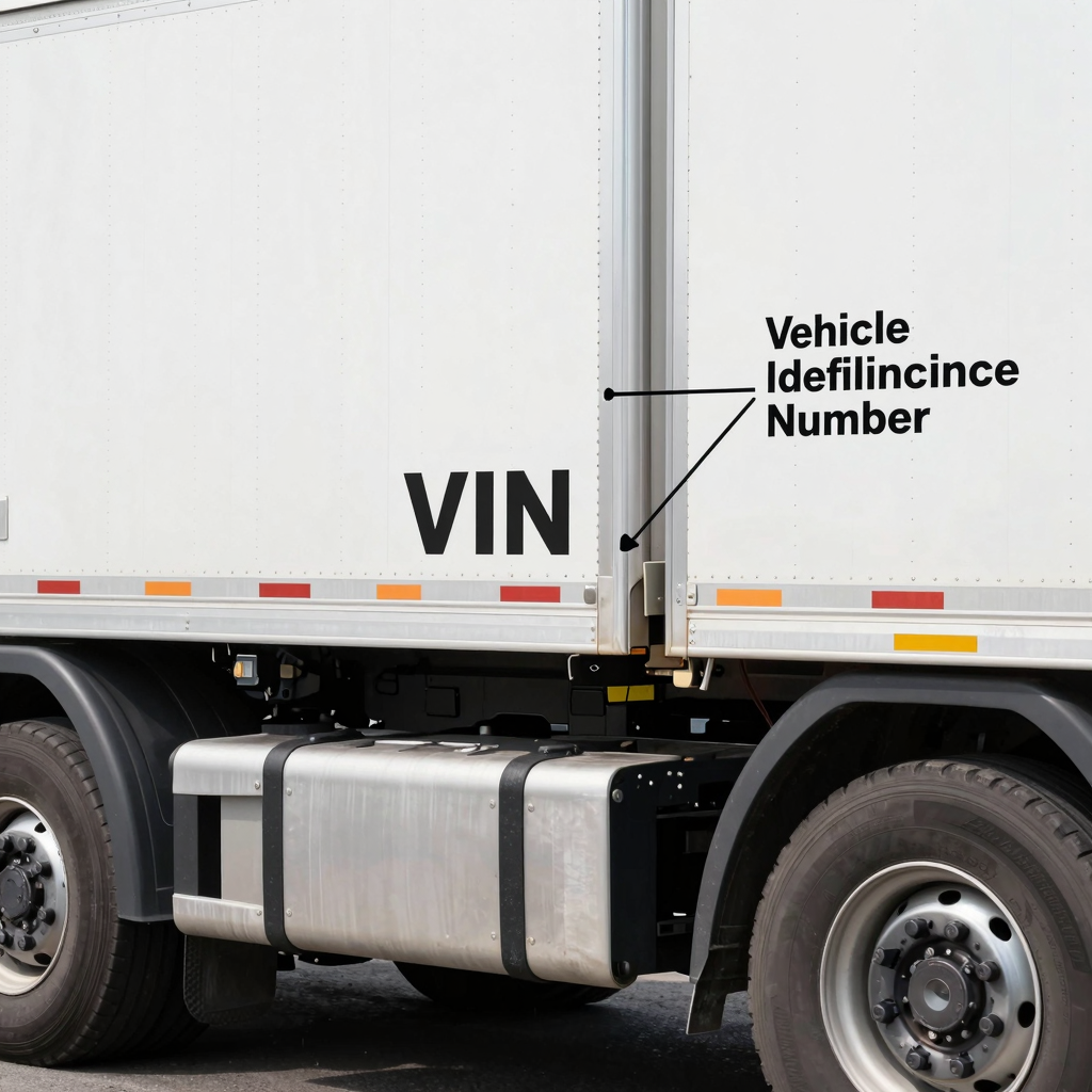 VIN Location on Commercial Trucks