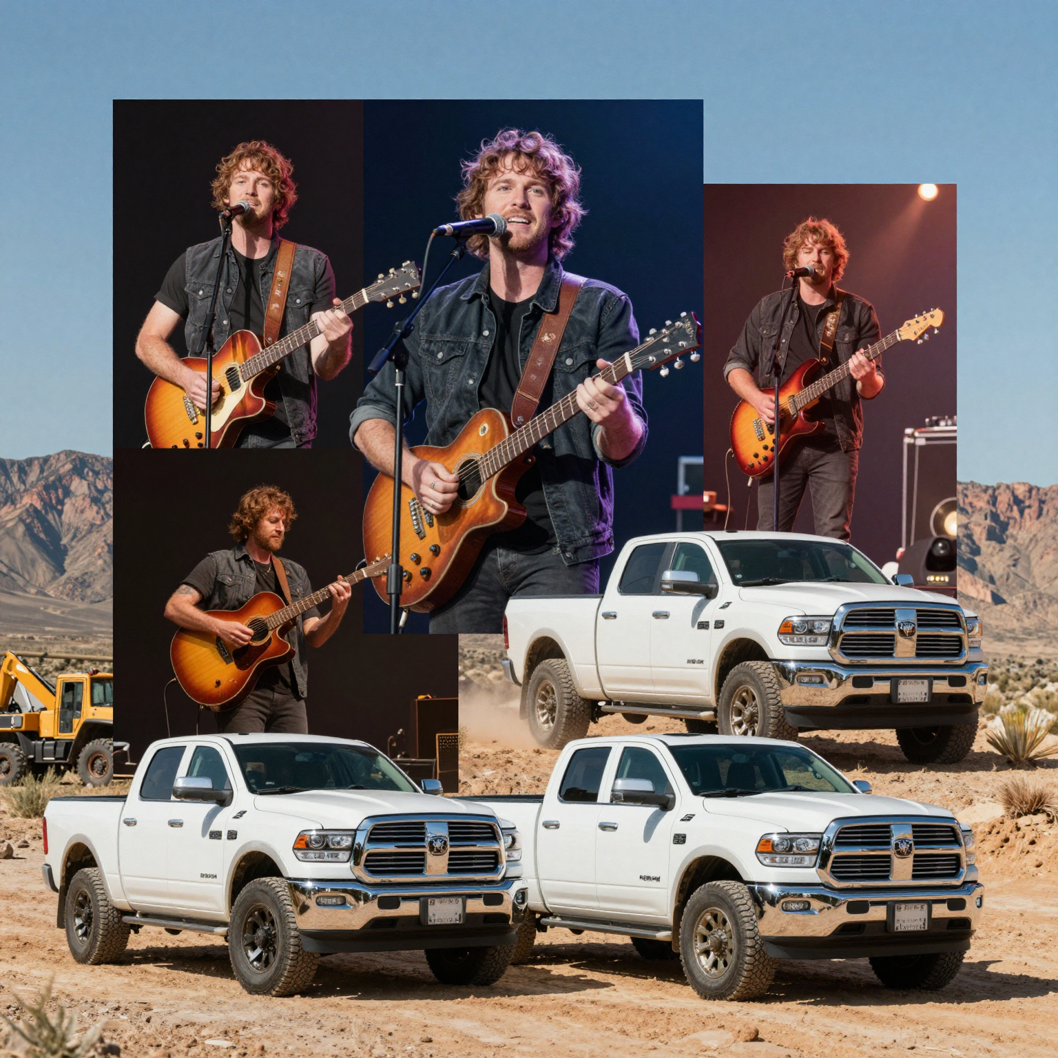 The Lumineers and Ram Trucks Collage